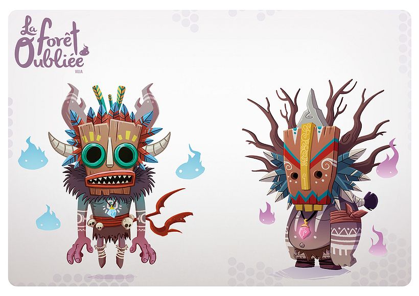 "La Forêt Oubliée" characters 0