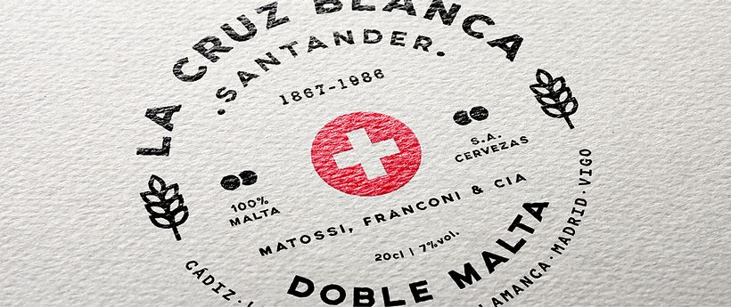 Rediseño etiqueta La Cruz Blanca 7