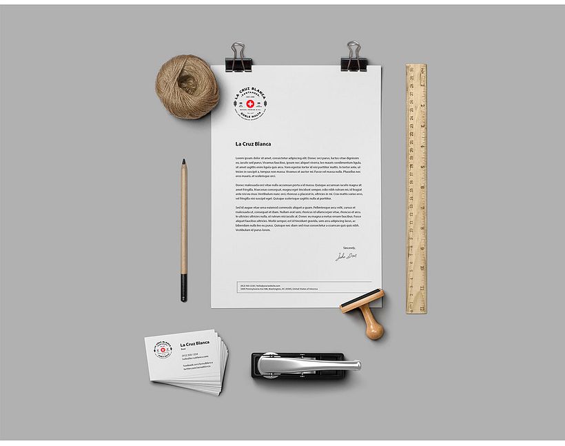 Rediseño etiqueta La Cruz Blanca 6