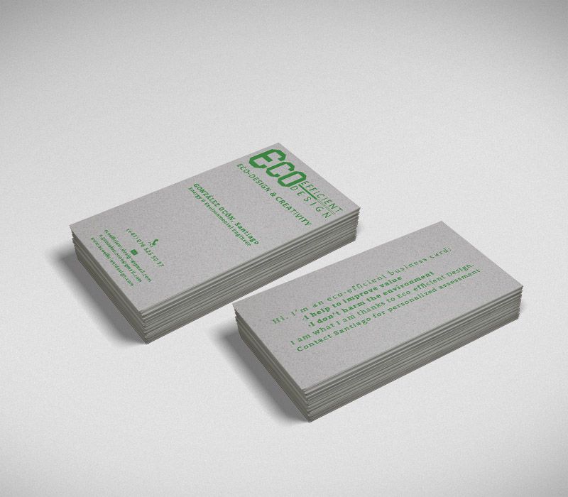 Eco-efficient Design - Business Card 1