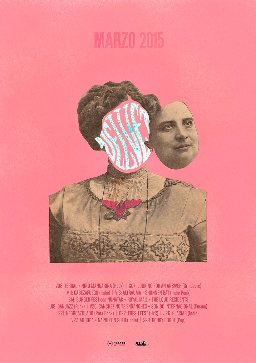 Cartel Sala Velvet Club, Marzo 2015 13