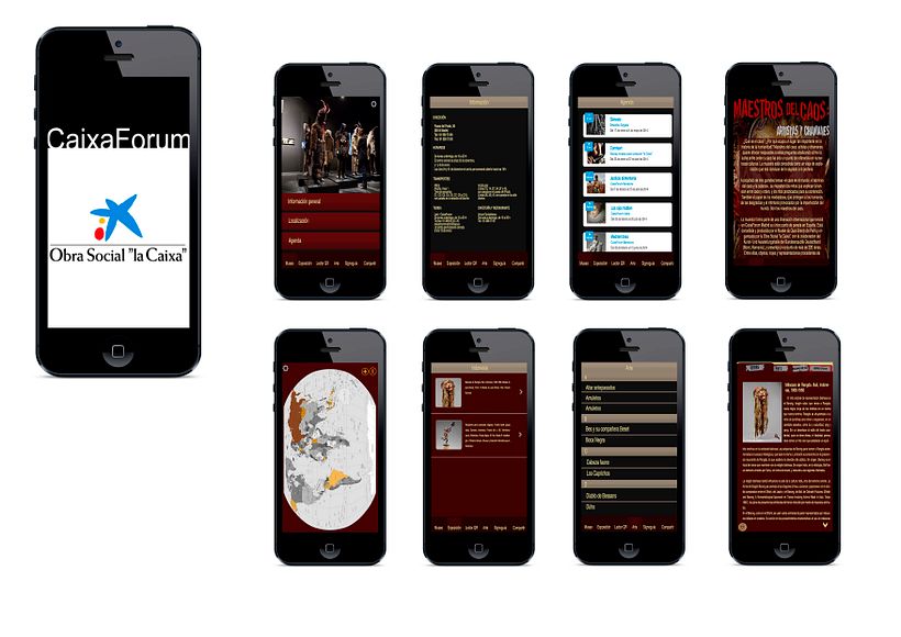 Diseño de aplicación móvil para CaixaForum 0
