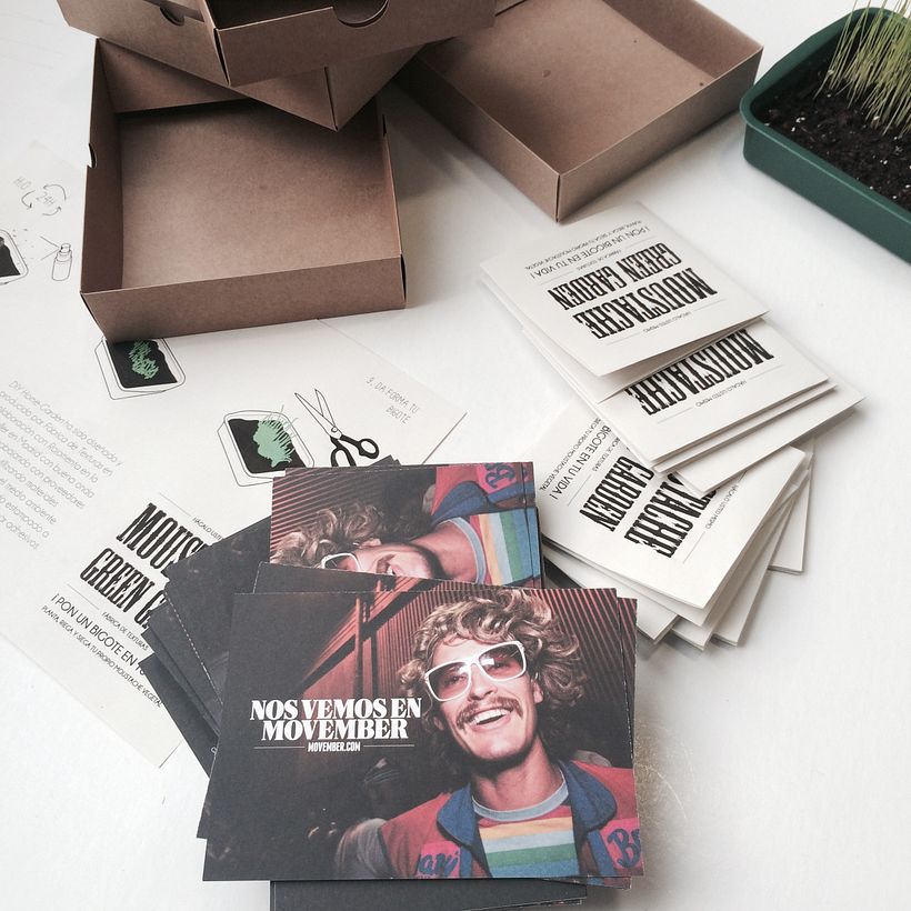Made in Movember: Moustache green garden 1