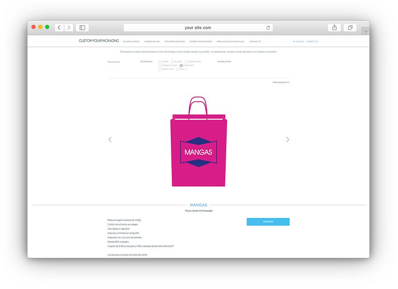 Custom your packaging - e-commerce 2