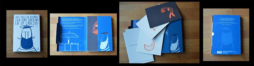 ¿Qué hace un hombre con una sardina en la cabeza? 3