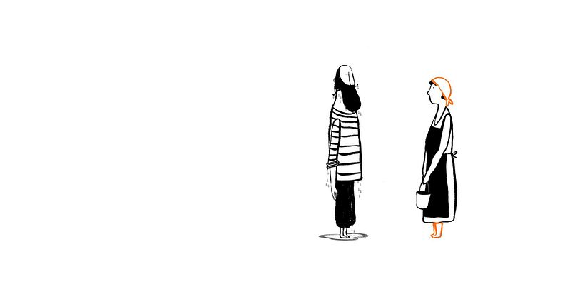 ¿Qué hace un hombre con una sardina en la cabeza? 6