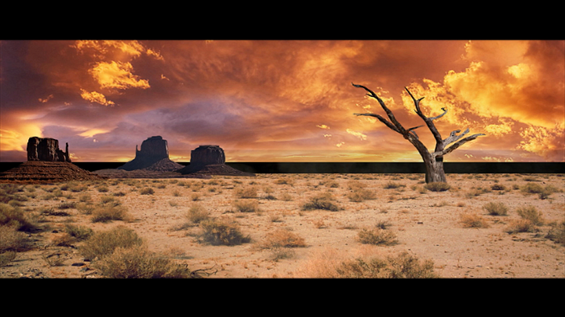MattePainting y proyeccion - Desierto - 3D