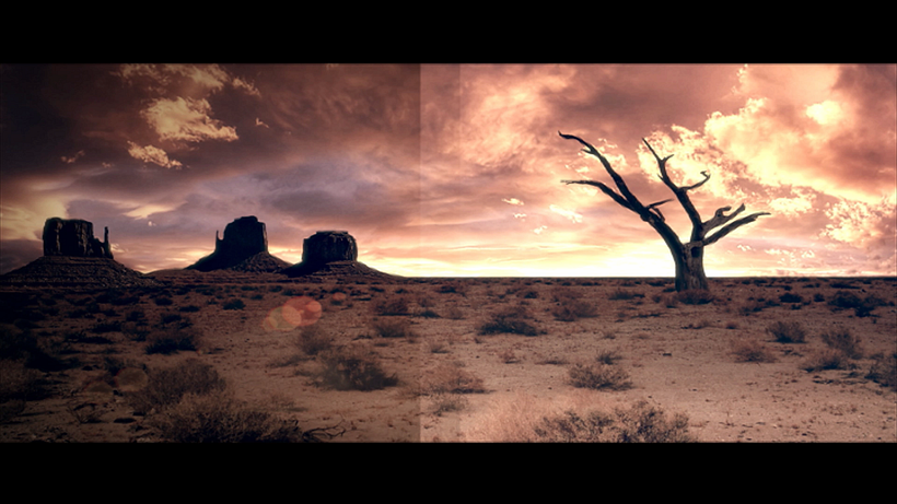 MattePainting y proyeccion - Desierto - 3D