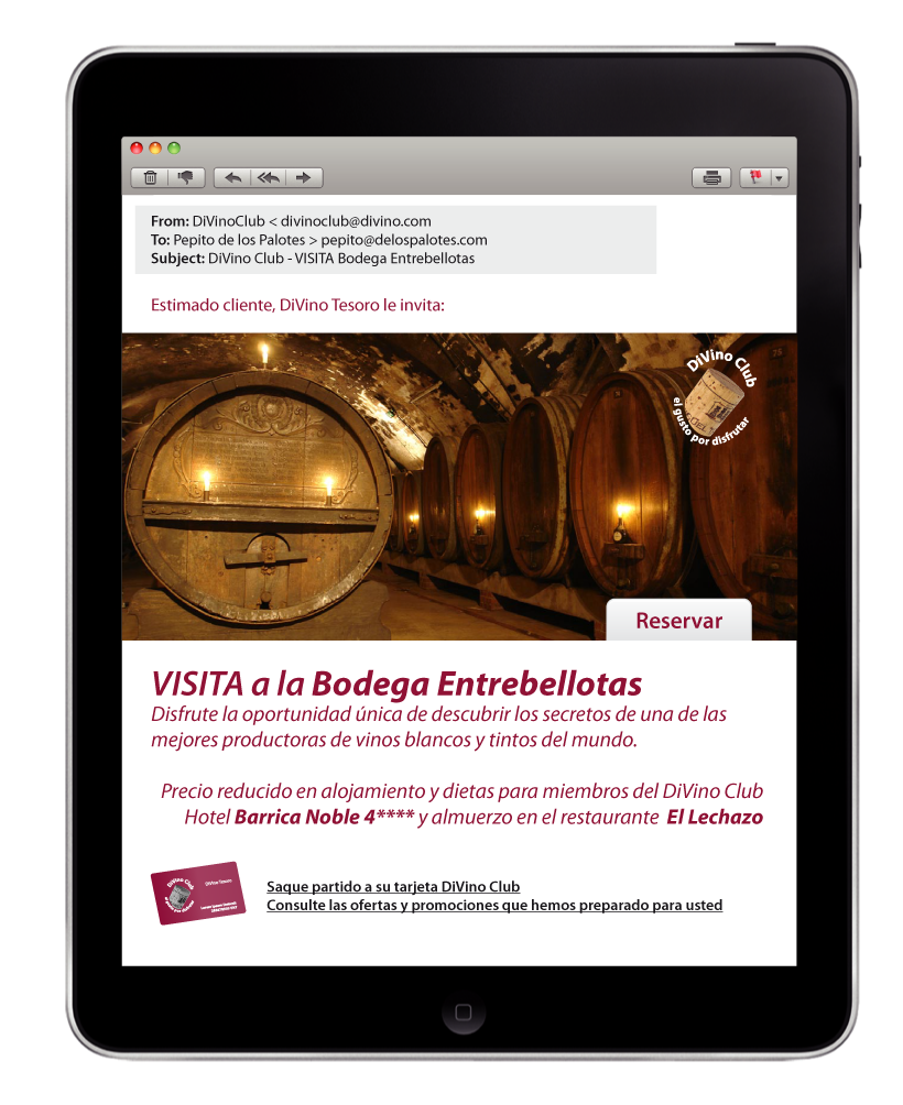 DiVino Club. E-mail marketing multiplataforma 0