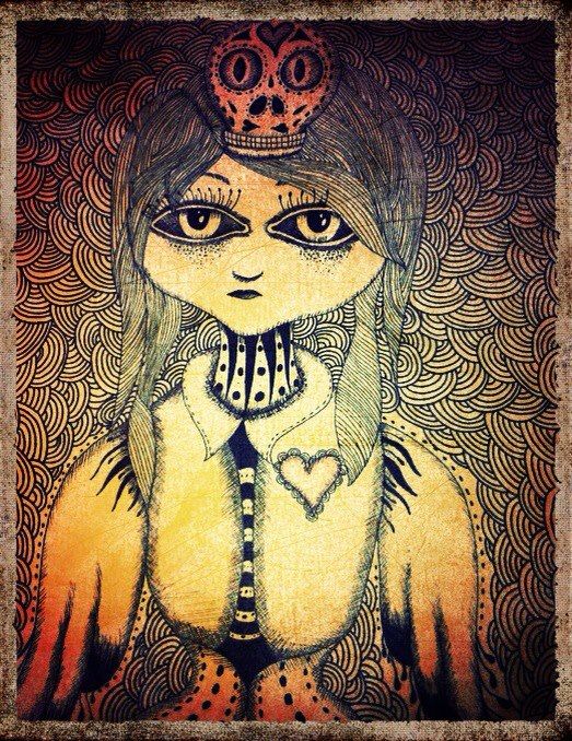 Ilustraciones con técnicas secas (carboncillos, pasteles y lápiz) 4