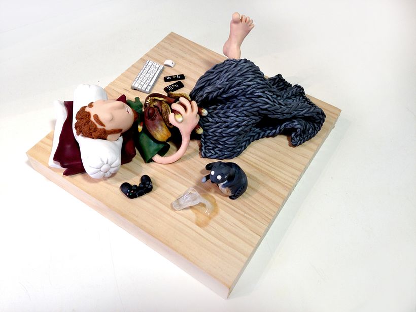 La siesta de Pablo, Tera y Bengala 1