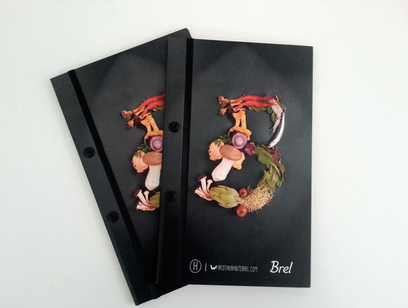 Restaurante Brel | Diseño de cartas + señalética 6
