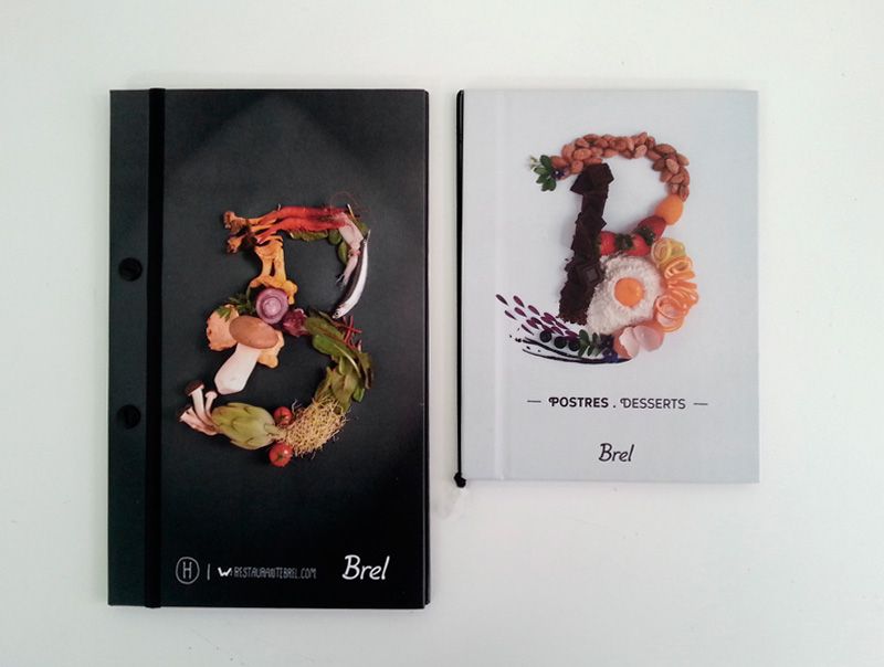 Restaurante Brel | Diseño de cartas + señalética 8