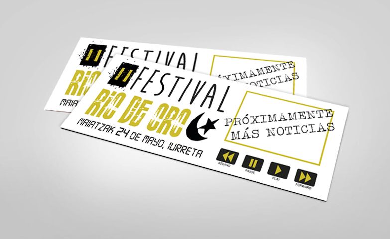 Cartel "Festival Rio de Oro" 0