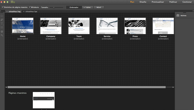 Diseñando web con MUSE - problemón! 1