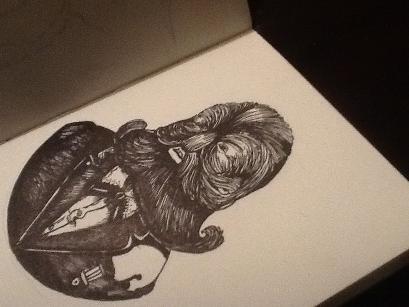 un poco de grabado y bocetos a mano  3