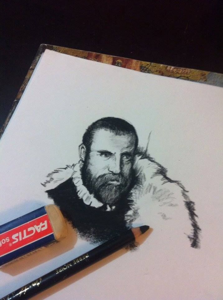 un poco de grabado y bocetos a mano  4