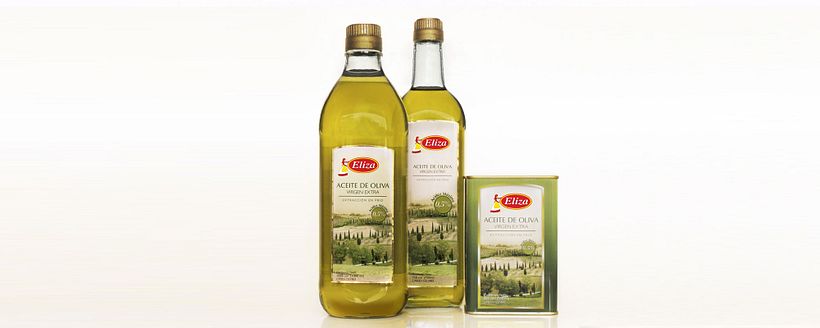 Diseño de etiqueta para Aceite de Oliva Eliza 0