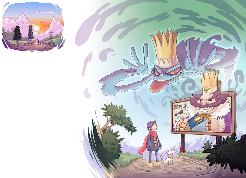 Púrpura y Javi y la Corona Encantada 1