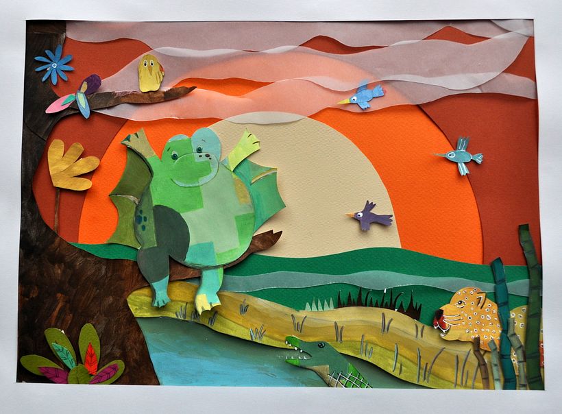 El salto del sapo, cuento de Gustavo Roldán -1