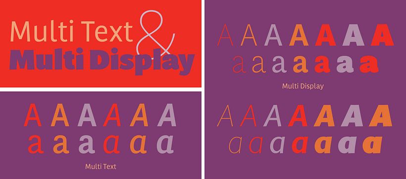 Multi, una familia para el diseño editorial, en papel y en pantalla 1