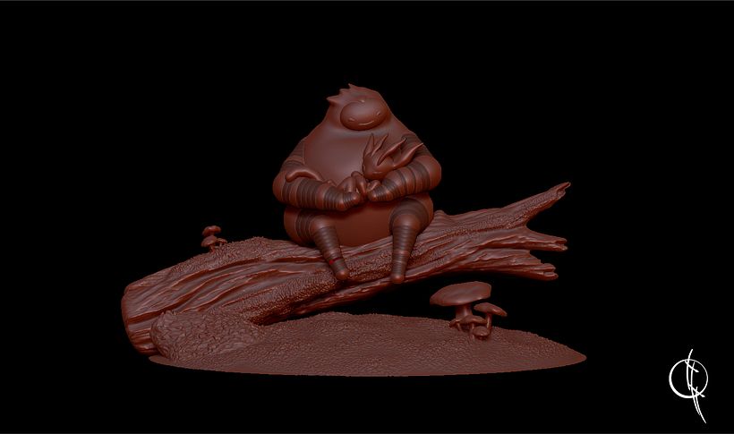 Ori and the Blind Forest 3D modeling  0