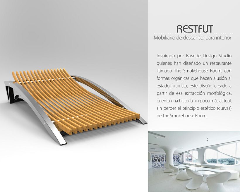 Restfut, Mobiliario para descanso 0