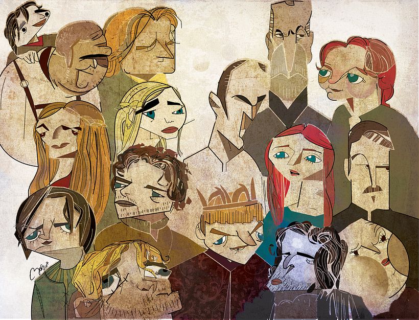 Game of Thrones - Ilustración tradicional