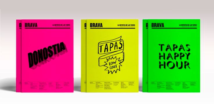 Brava. Proyecto editorial_Revista de tapas y de rutas por diferentes ciudades. Natalia Nebot_Laura Soriano 0