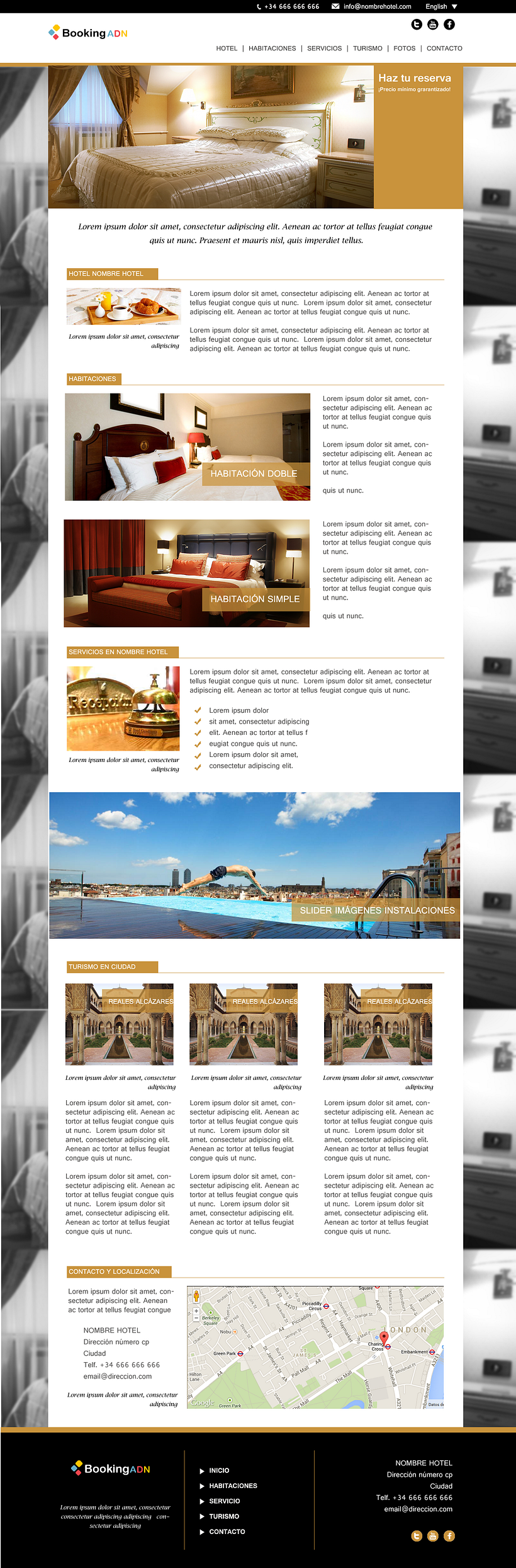 Diseño de interfaz - BookingADN 1