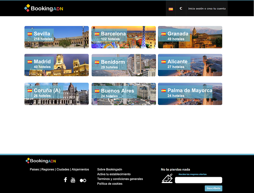 Diseño de interfaz - BookingADN 2