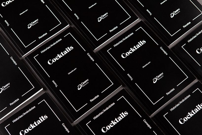 Diseño de carta de cocktails para Nectar Events 0