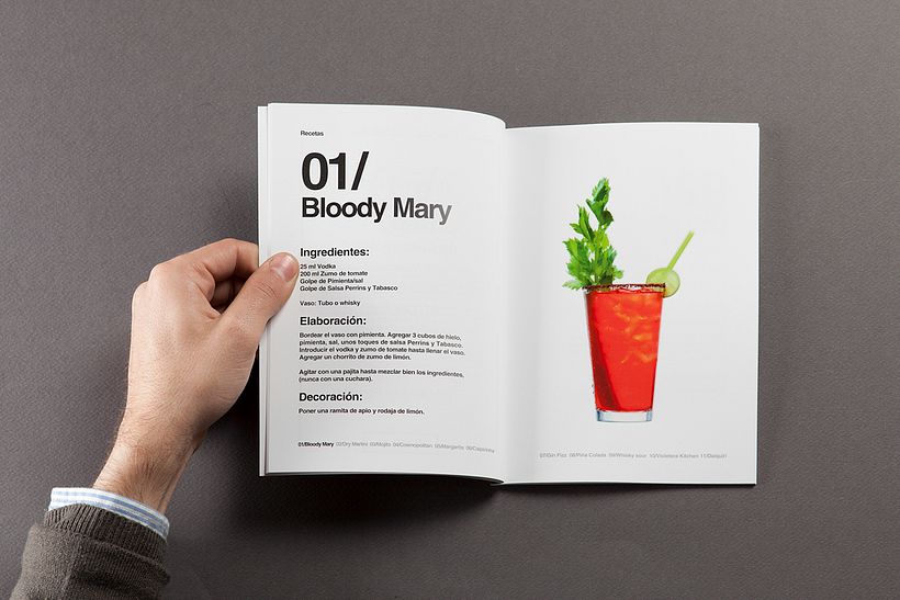 Diseño de carta de cocktails para Nectar Events 3