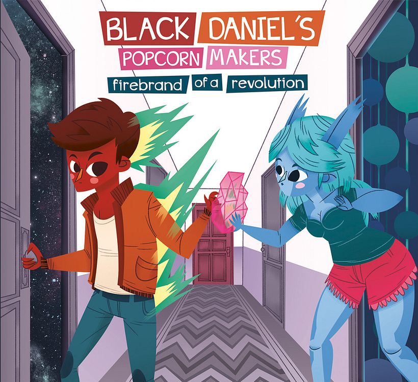 BLACK DANIEL’S POPCORN MAKERS ALBUM ILLUSTRATED 0