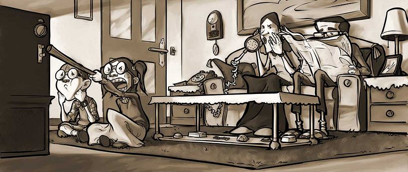 LG SmartTV ·ilustración publicitaria· 0