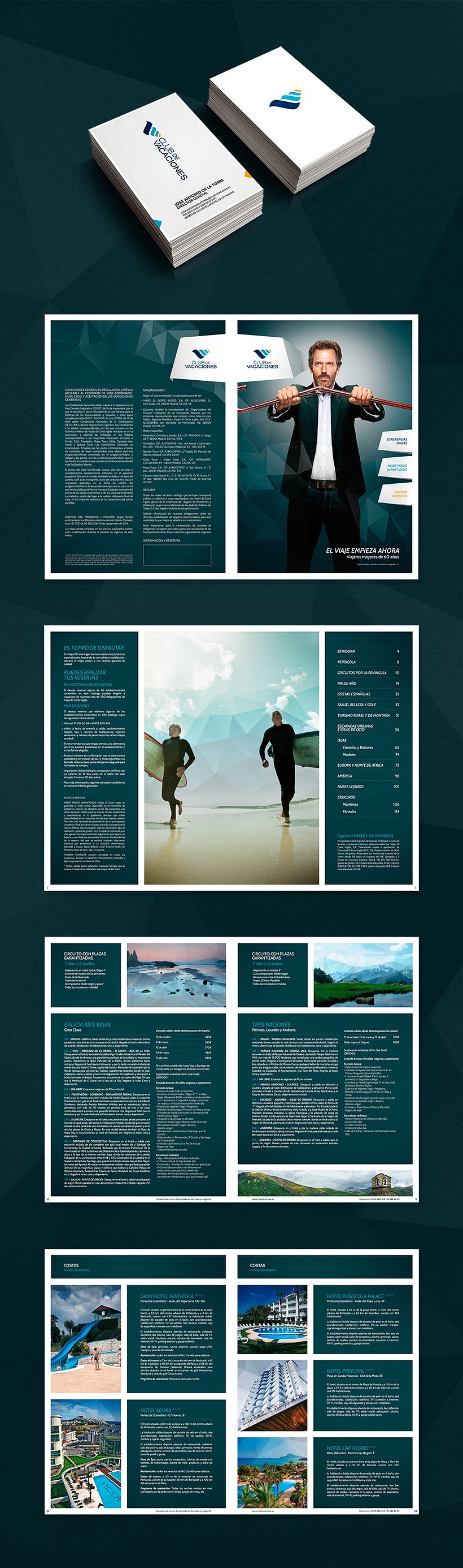 Club de Vacaciones / Catálogo y Tarjeta de Visita -1