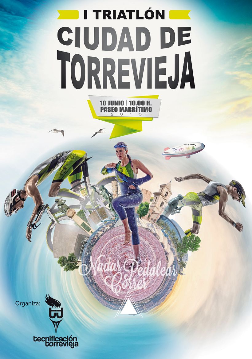 Cartel Club Triatlón Torrevieja -1