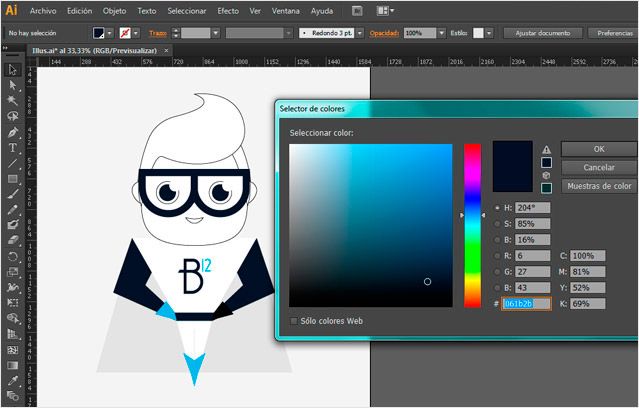 Superhero (Ilustración + Proceso) 3