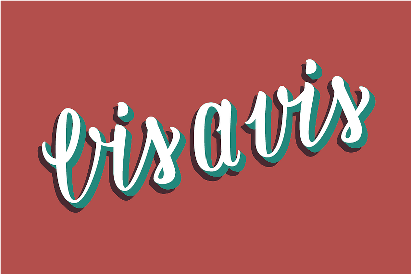 Diseño Gráfico Vis a vis. Creación del logotipo. -1