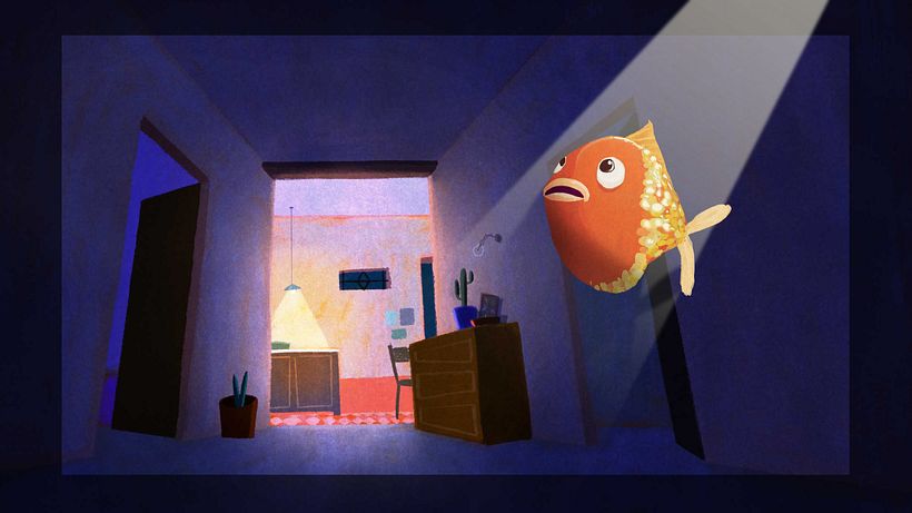 Water path for a fish- TOMAVISTAS STUDIO 6