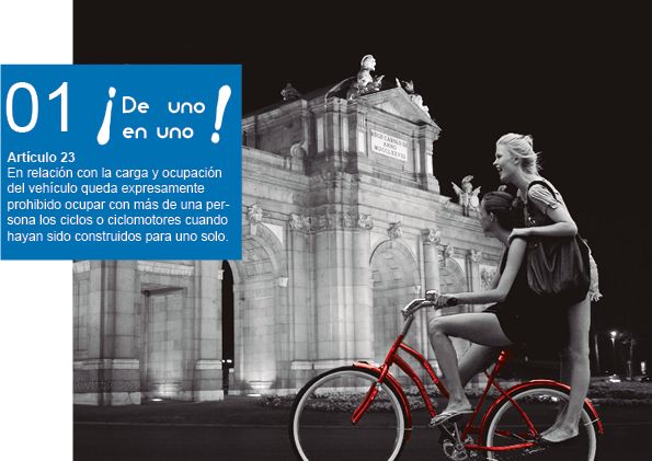 Folleto de seguridad vial en bicicleta 3