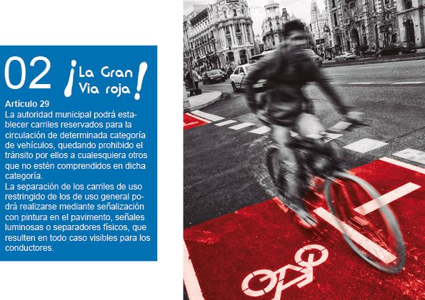 Folleto de seguridad vial en bicicleta 4