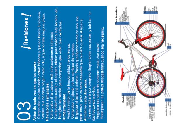 Folleto de seguridad vial en bicicleta 5
