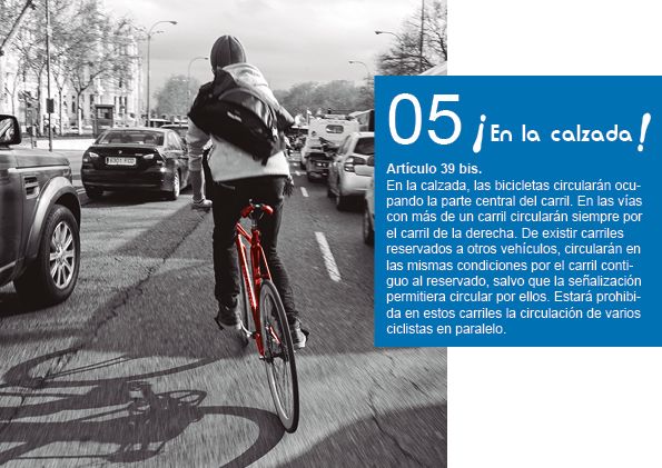 Folleto de seguridad vial en bicicleta 7