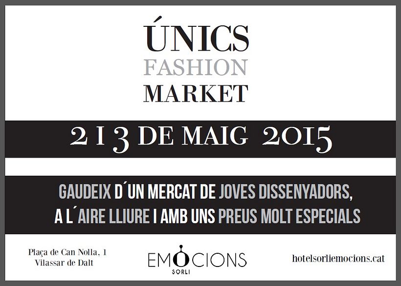 Únics Fashion Market - Gráfica para eventos -1