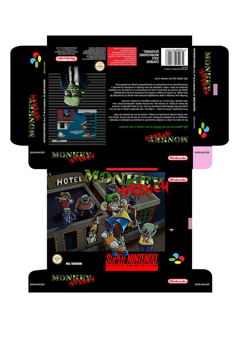 Portada ficticia para Super Nintendo 8