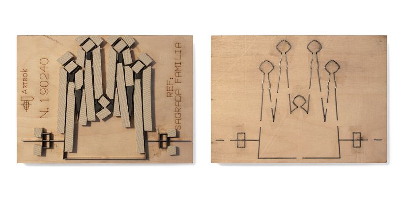 Postal de Nadal. La Sagrada Família.  3