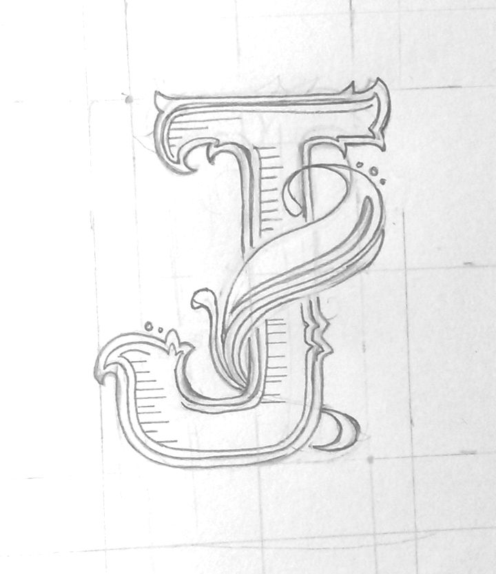 Iniciales tipográficas | J & P 0