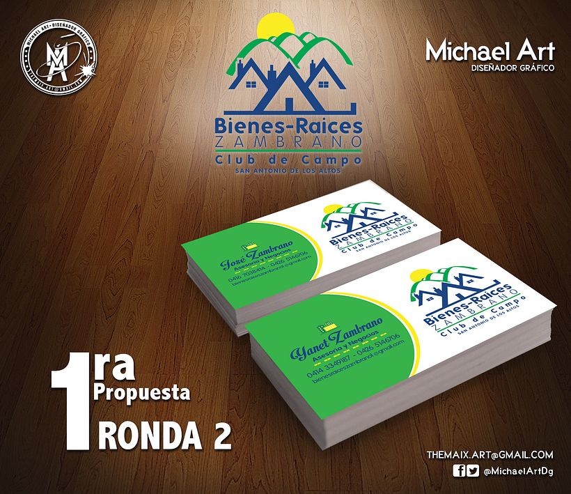 Logotipo y Tarjetas Bienes&Raices 7