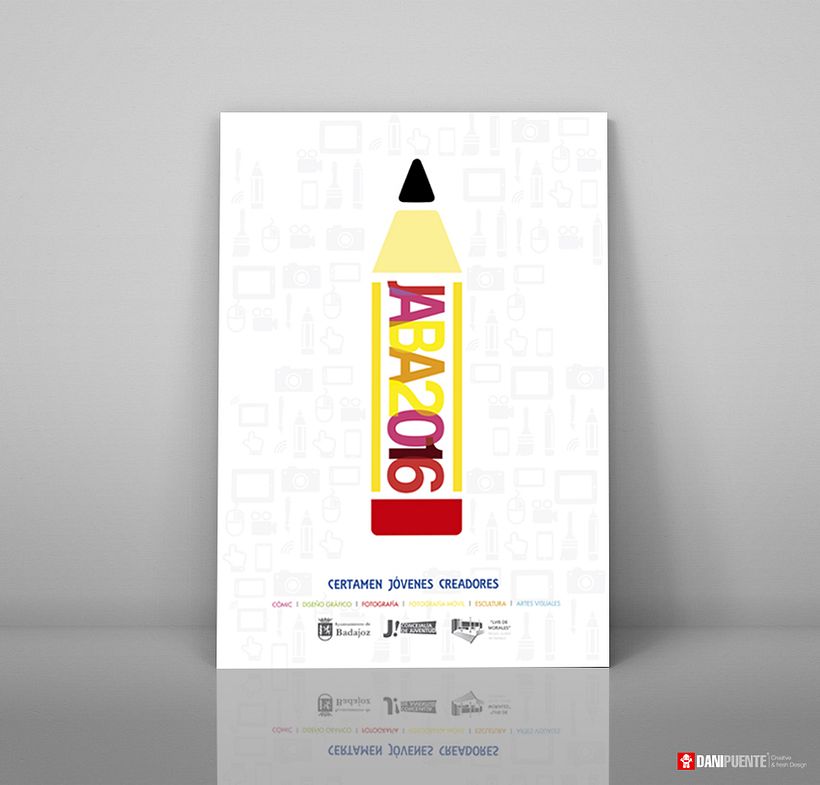 Propuestas cartel Concurso Jóvenes creadores 2016.Badajoz. 0